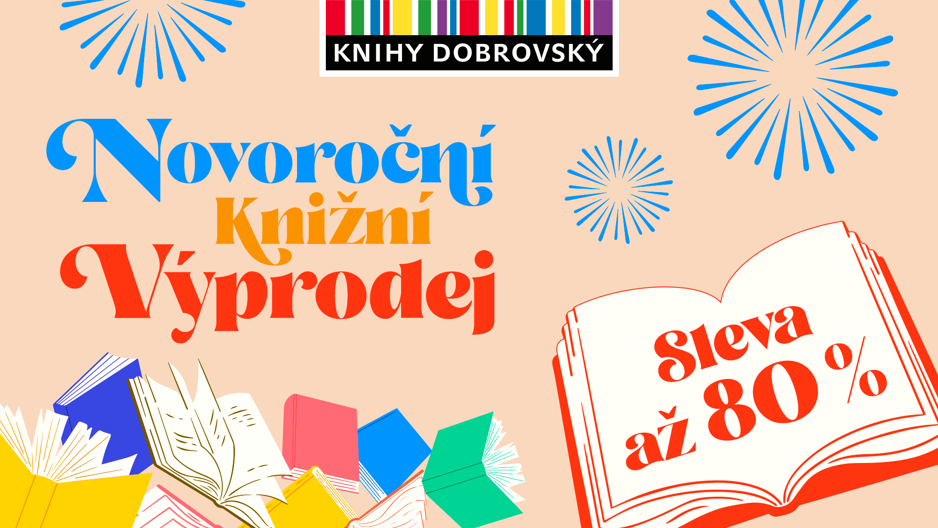 Novoroční knižní výprodej