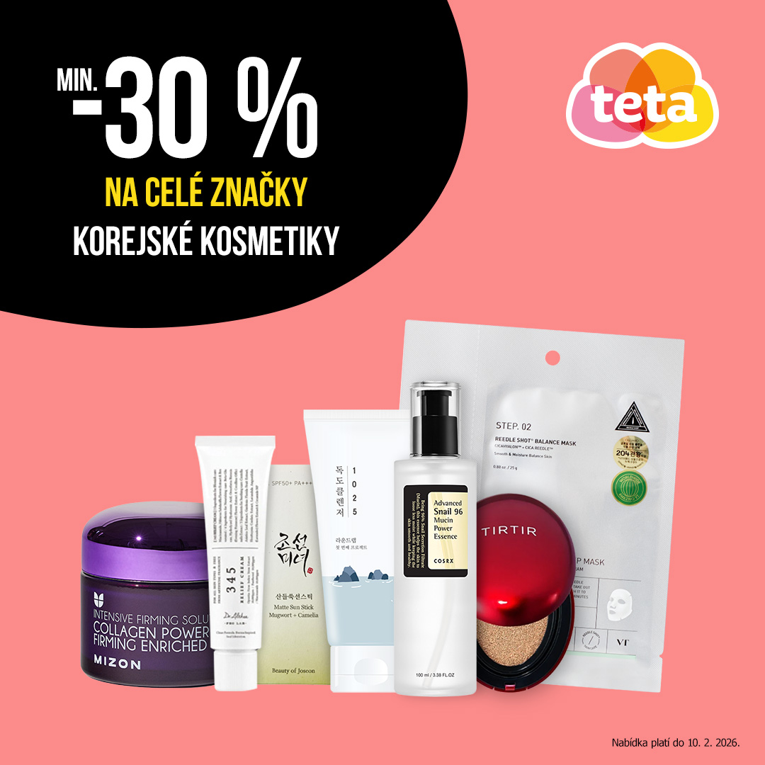 -30 % na korejskou kosmetiku