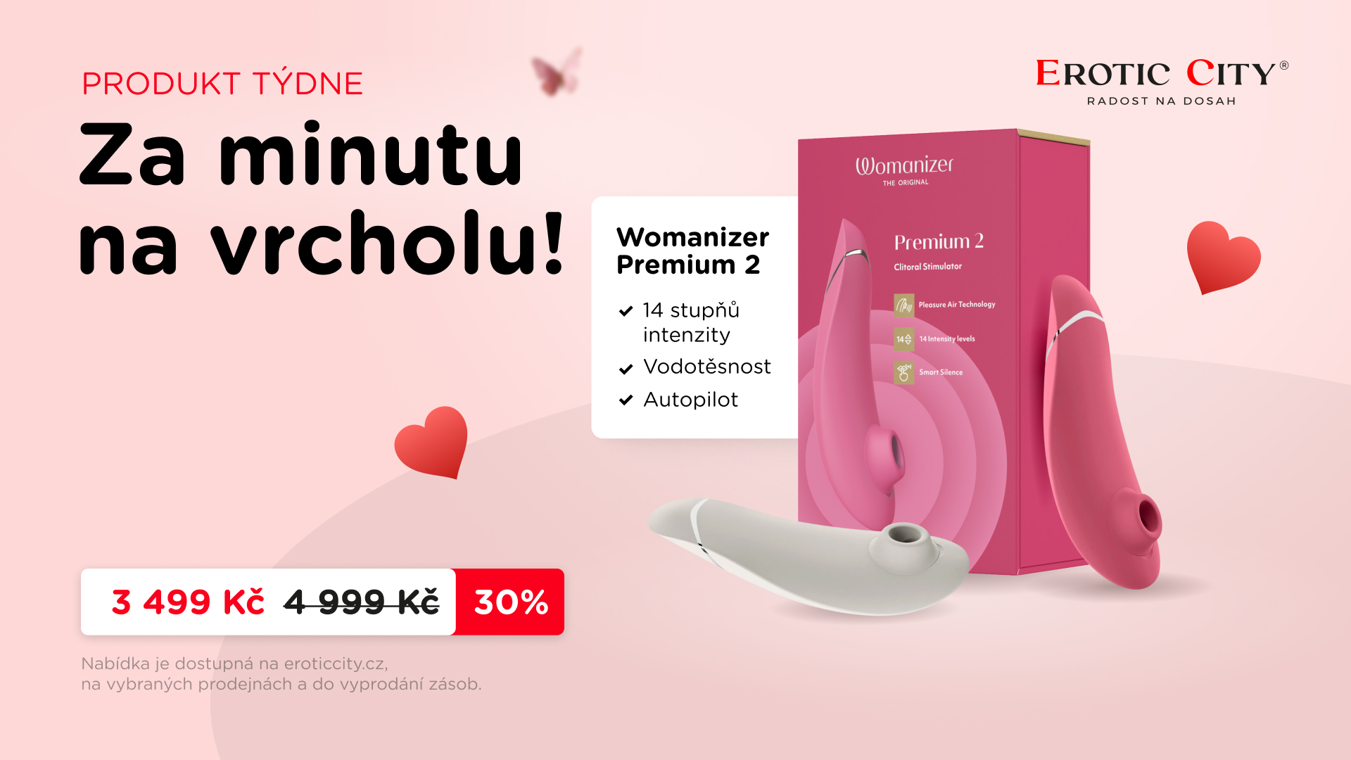 Womanizer Premium 2 se slevou 30 %