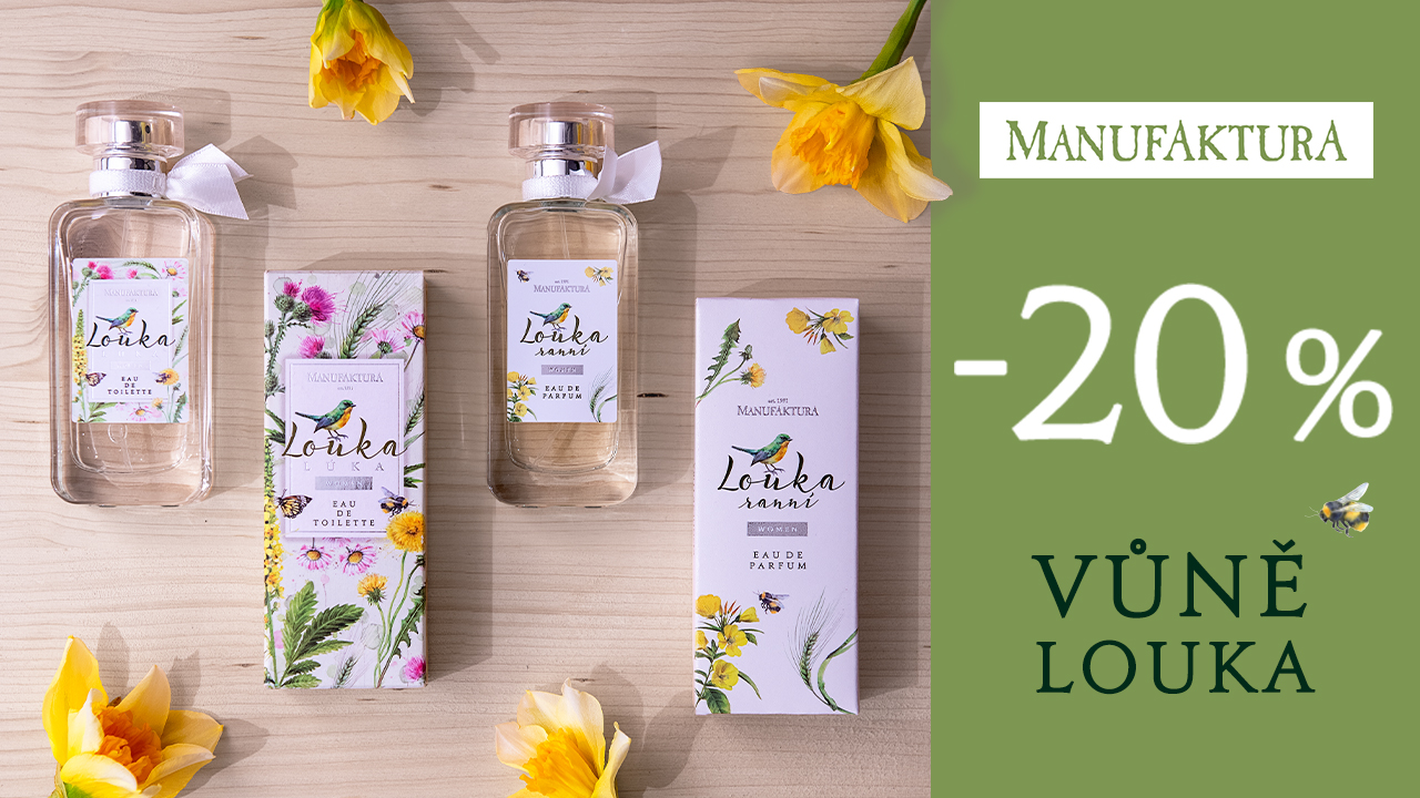 -20 % na vůni louka