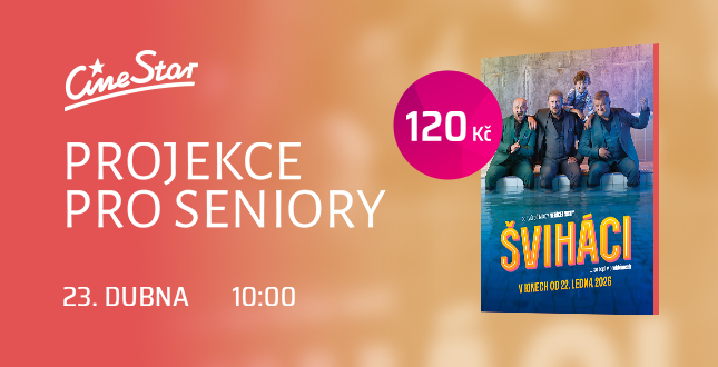 Seniorská projekce s filmem Šviháci
