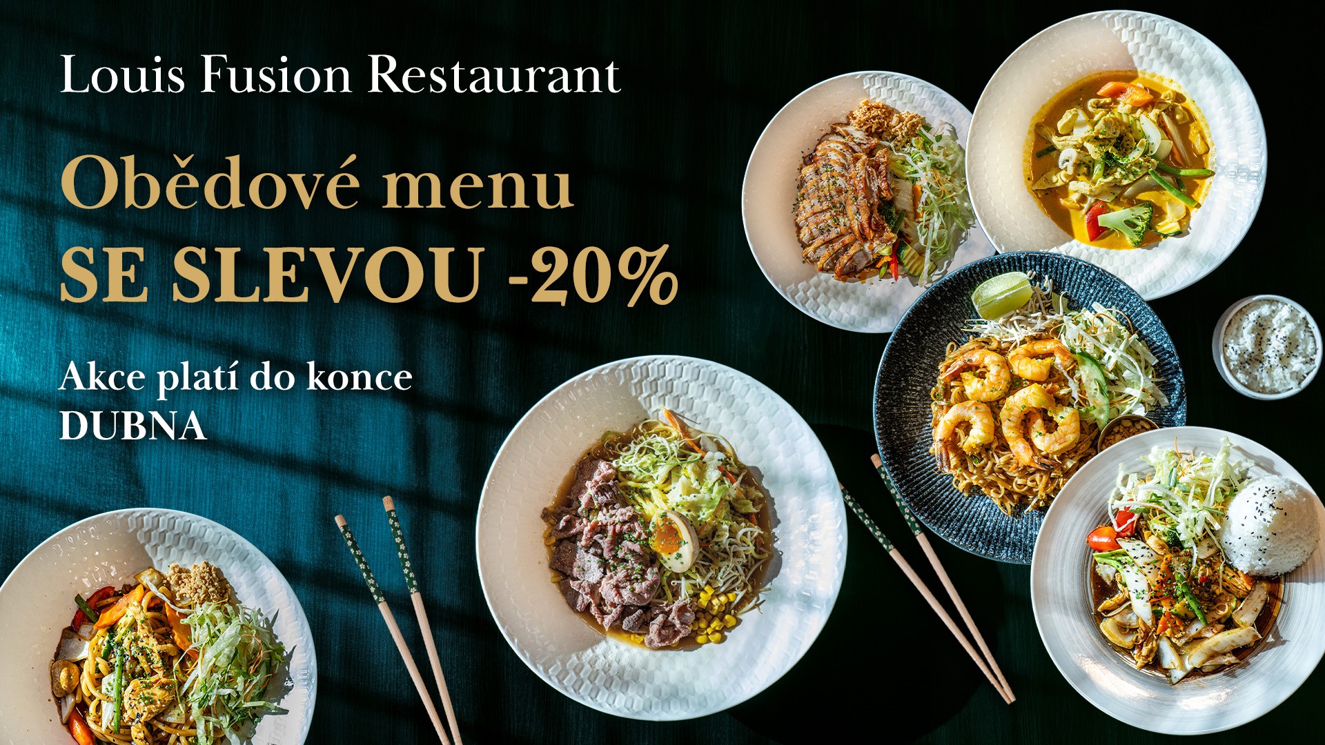 obědové menu se slevou -20 %