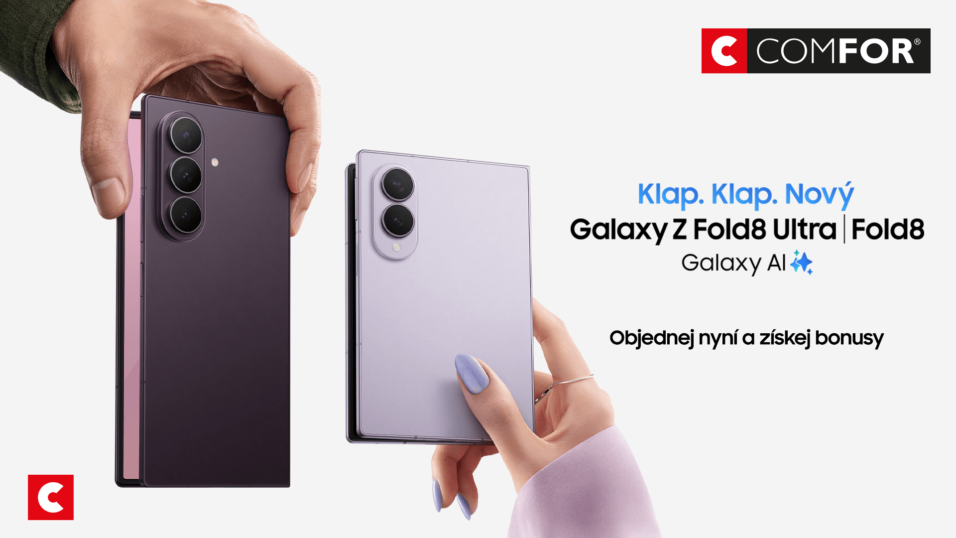 Nové skládačky Samsung Galaxy Z s Galaxy AI jsou tady! 